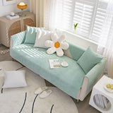 Non-Slip Sofa Cover – Plain Stretch – Sage Mist