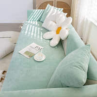 Non-Slip Sofa Cover – Plain Stretch – Sage Mist