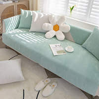 Non-Slip Sofa Cover – Plain Stretch – Sage Mist