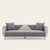 Non-Slip Sofa Cover – Plain Stretch Sectional – Pearl Grey