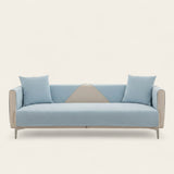 Non-Slip Sofa Cover – Plain Stretch – Sky Mist