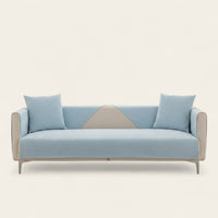 Non-Slip Sofa Cover – Plain Stretch – Sky Mist
