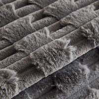Non-Slip Sofa Cover – Velvet Bubble Sectional – Charcoal