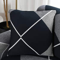 Pillow Cover – Argyle Diamond – Midnight Navy