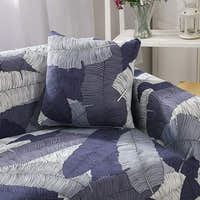 Pillow Cover – Banana Leaf Print – Midnight Navy