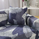 Pillow Cover – Banana Leaf Print – Midnight Navy