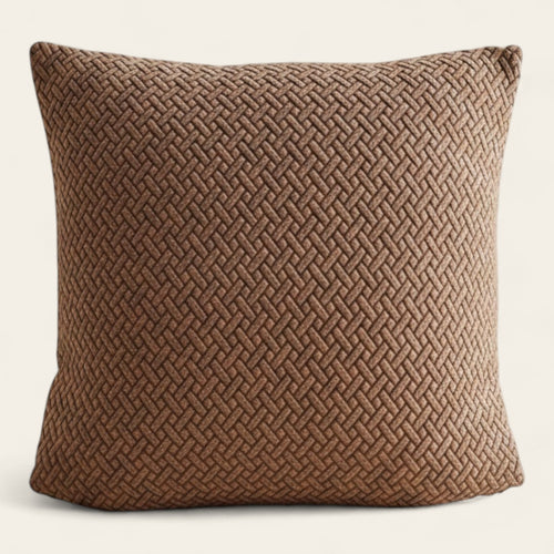 Pillow Cover – Basket Weave – Caramel