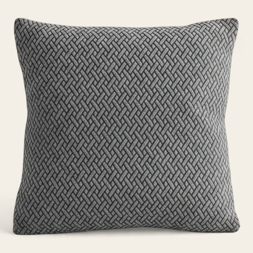 Pillow Cover – Basket Weave – Charcoal