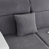 Pillow Cover – Basket Weave – Charcoal