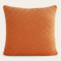 Pillow Cover – Basket Weave – Terracotta
