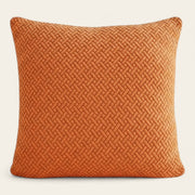 Pillow Cover – Basket Weave – Terracotta