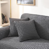 Pillow Cover – Bubble Plush – Charcoal