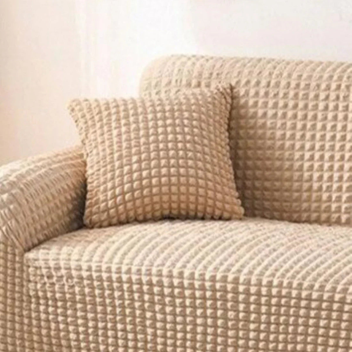Pillow Cover – Bubble Plush – Bouclé Sand