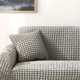 Pillow Cover – Bubble Plush Quilted – Charcoal