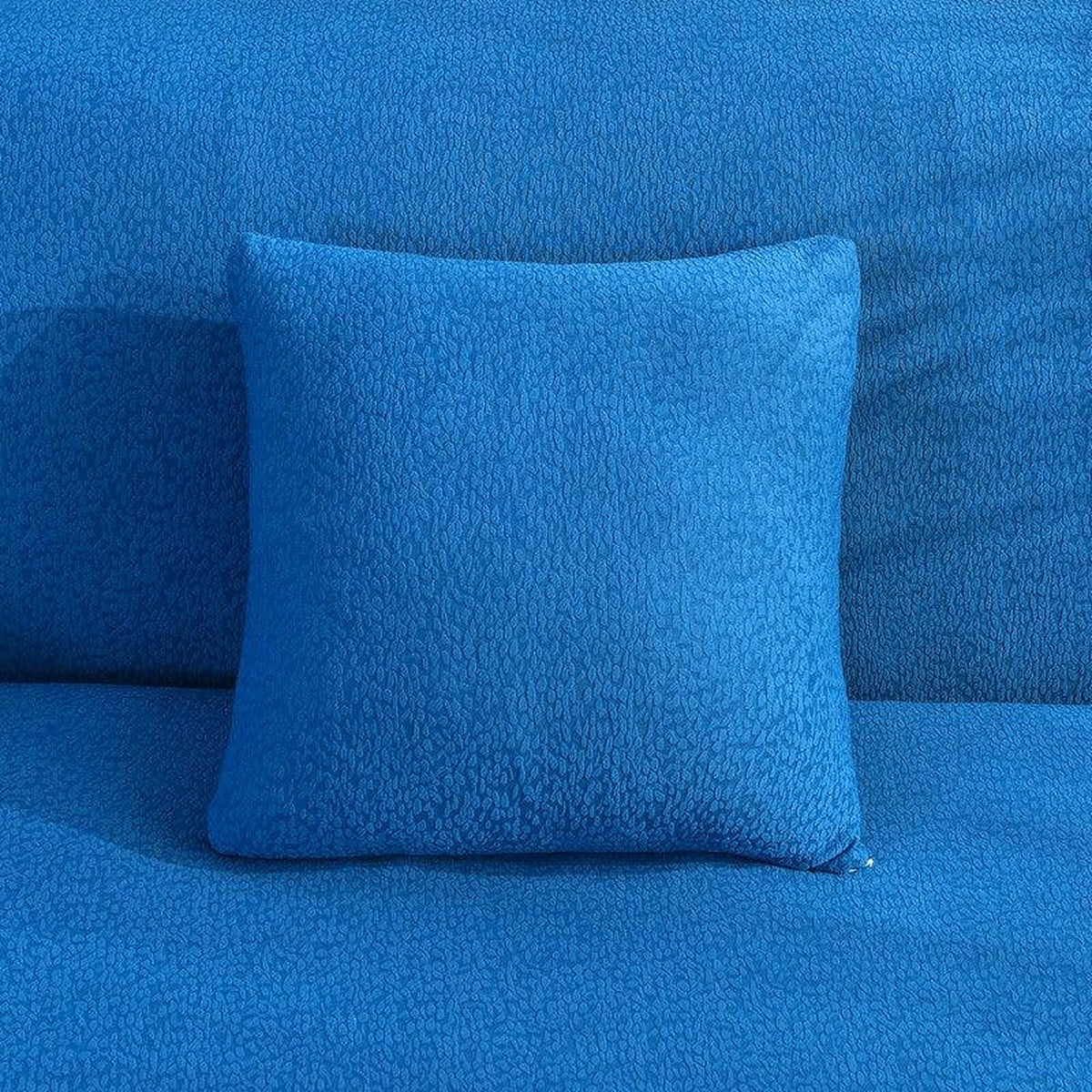 Pillow Cover – Bubble Plush – Cobalt