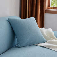 Pillow Cover – Plain Stretch – Stormy Blue