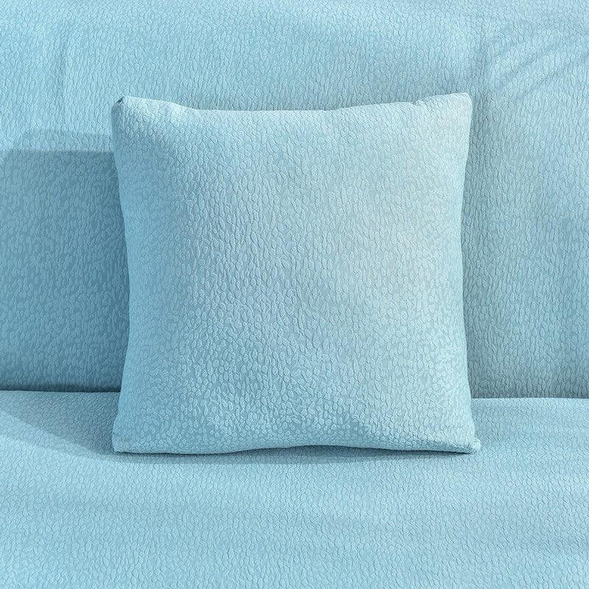 Pillow Cover – Plain Stretch – Sky Mist