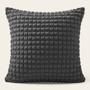 Pillow Cover – Bubble Plush – Charcoal