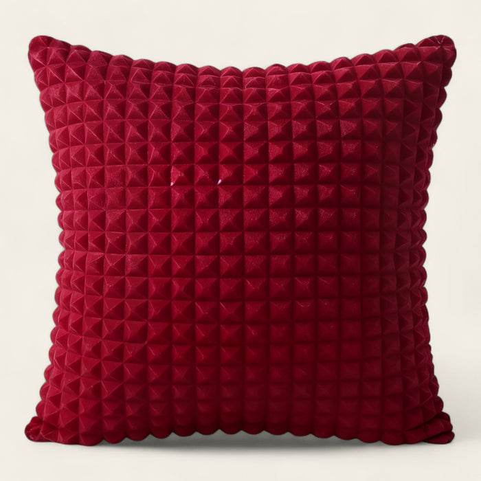 Pillow Cover – Bubble Plush – Cherry