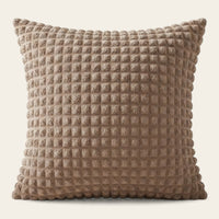 Pillow Cover – Bubble Plush – Cocoa