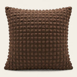 Pillow Cover – Bubble Plush Compact – Espresso