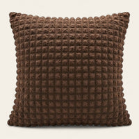 Pillow Cover – Bubble Plush Compact – Espresso