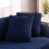 Pillow Cover – Bubble Plush – Midnight Navy