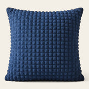 Pillow Cover – Bubble Plush Quilted – Stormy Blue