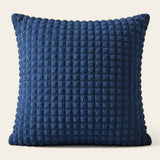 Pillow Cover – Bubble Plush Quilted – Stormy Blue