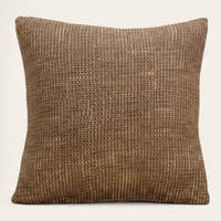 Pillow Cover – Burlap Weave – Caramel