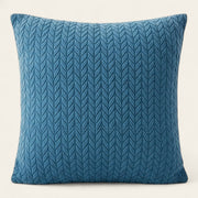 Pillow Cover – Cable Knit – Stormy Blue