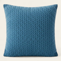 Pillow Cover – Cable Knit – Stormy Blue