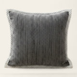 Pillow Cover – Corduroy Knit – Charcoal