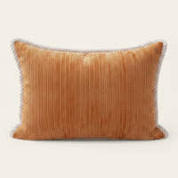 Pillow Cover – Corduroy Knit – Terracotta
