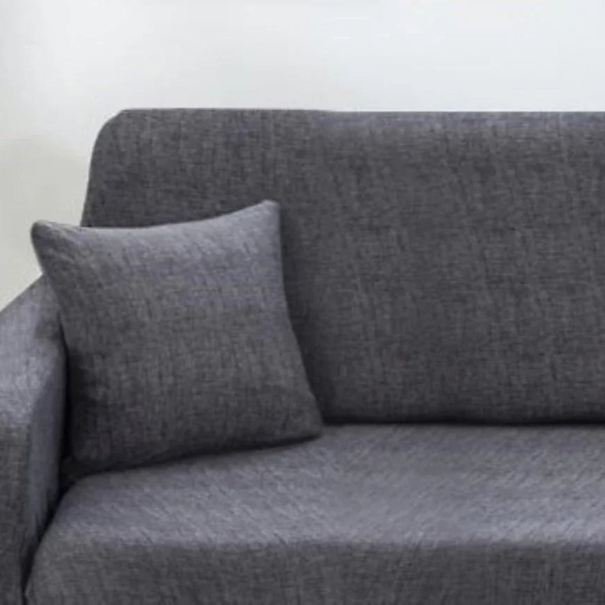 Pillow Cover – Cross Weave – Charcoal