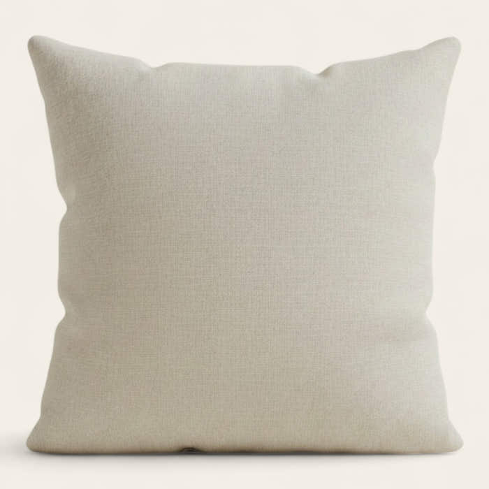 Pillow Cover – Cross Weave – Ivory Cream