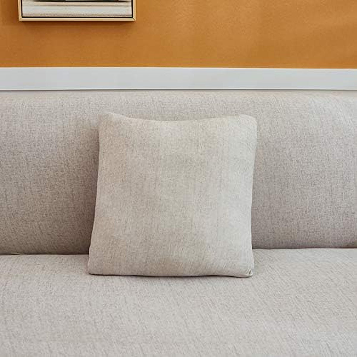 Pillow Cover – Cross Weave – Ivory Cream
