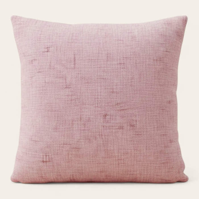 Pillow Cover – Cross Weave – Soft Blush