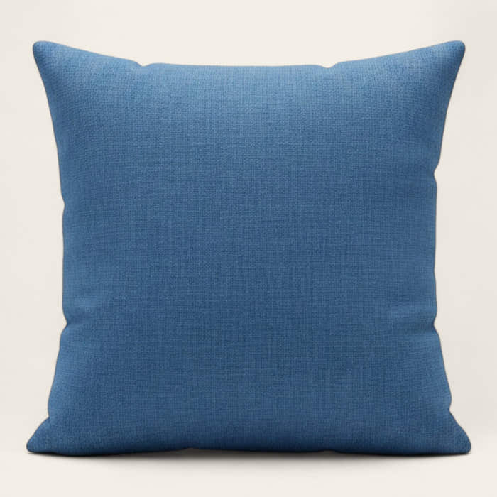 Pillow Cover – Cross Weave – Stormy Blue