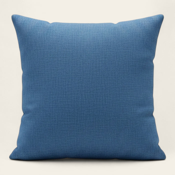 Pillow Cover – Cross Weave – Stormy Blue