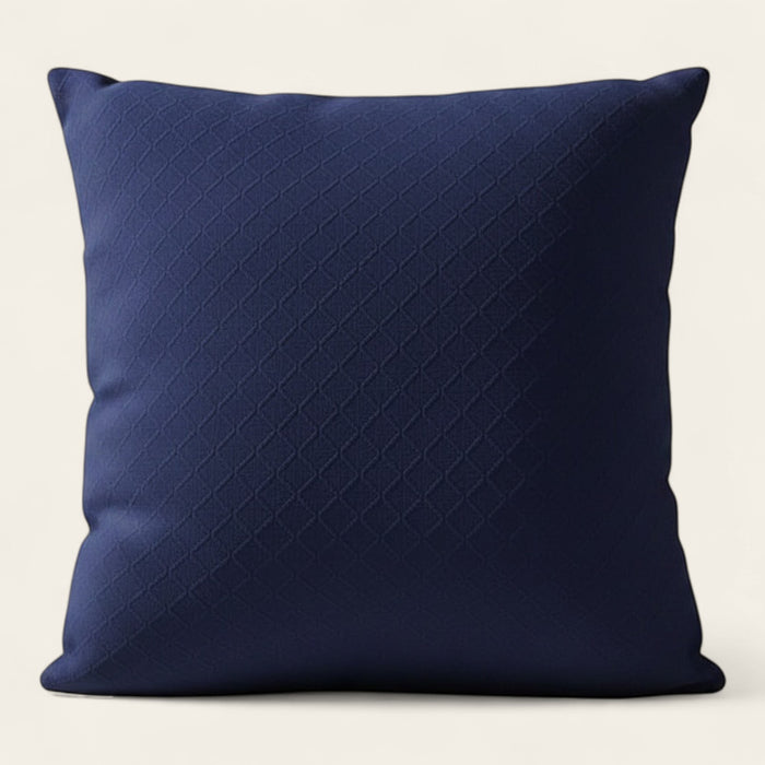 Pillow Cover – Diagonal Quilt – Midnight Navy