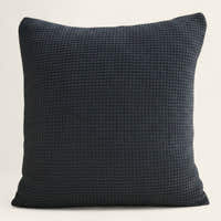 Pillow Cover – Diamond Quilt – Charcoal