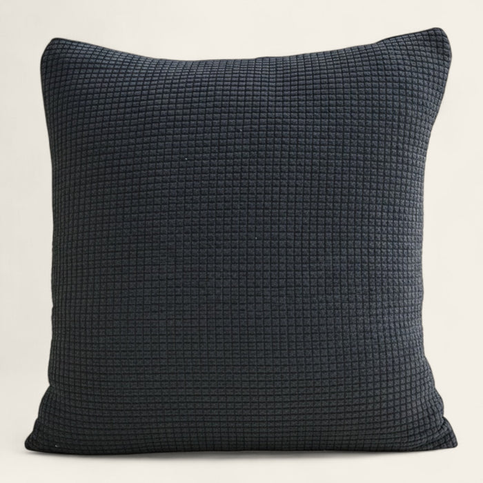 Pillow Cover – Diamond Quilt – Charcoal