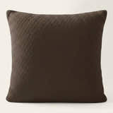 Pillow Cover – Diamond Quilt – Cocoa