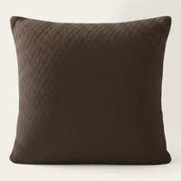 Pillow Cover – Diamond Quilt – Cocoa
