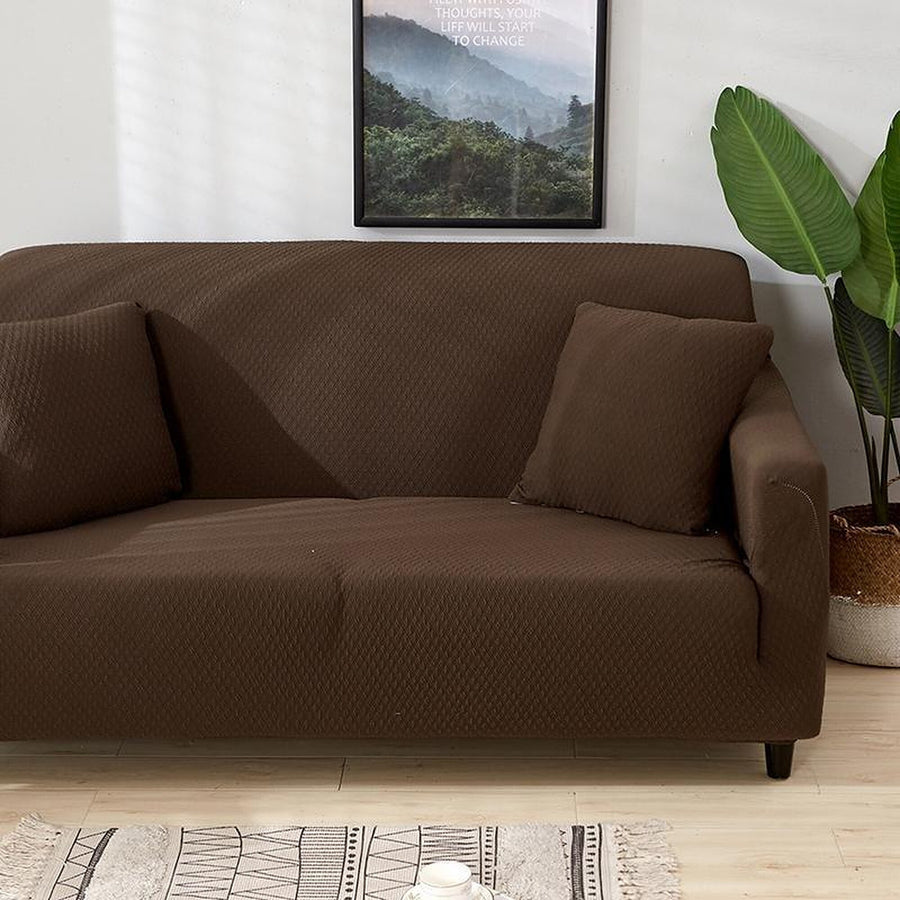 Pillow Cover – Diamond Quilt – Cocoa