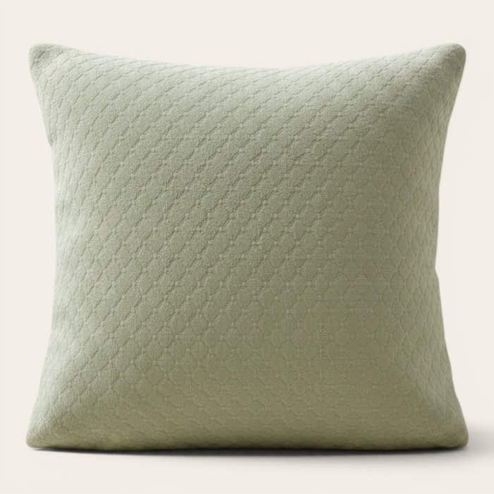 Pillow Cover – Diamond Quilt – Sage Mist