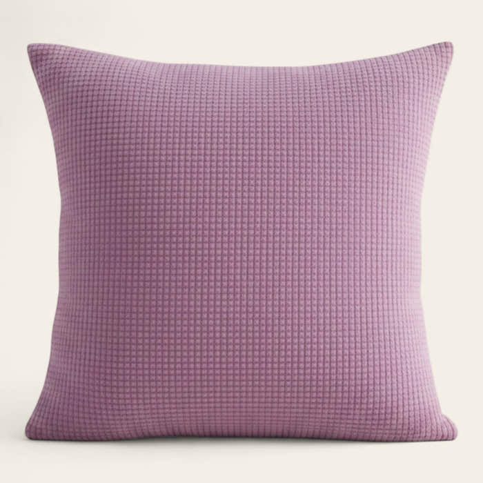 Pillow Cover – Diamond Quilt – Soft Blush