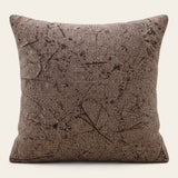 Pillow Cover – Distressed Print – Espresso
