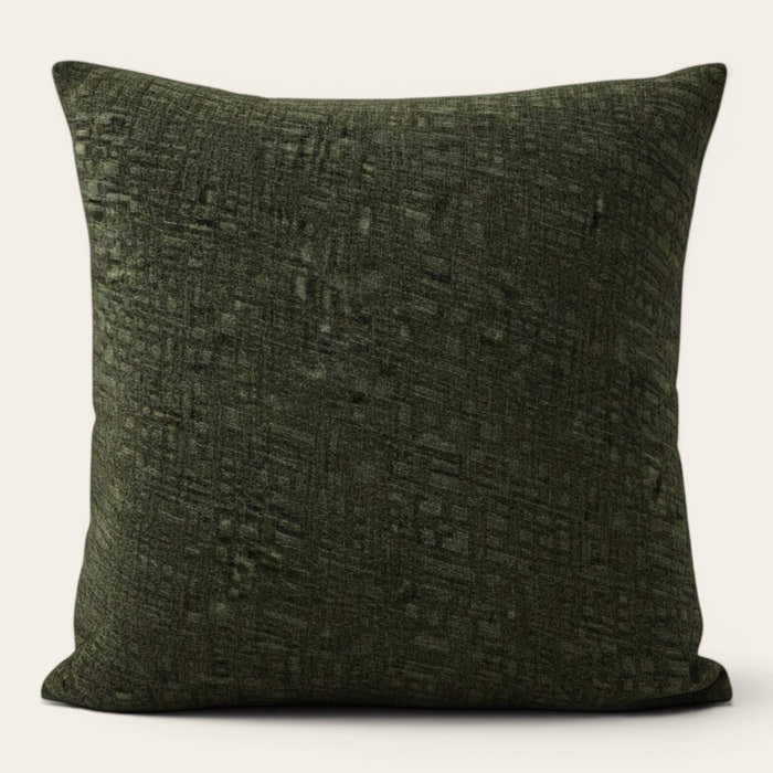 Pillow Cover – Distressed Print – Forest